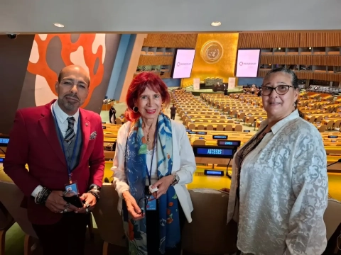 21 juillet 2025 - L'AICESIS au Forum politique de haut niveau de l'ECOSOC des Nations Unies